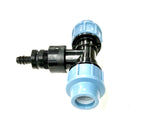 20mm Compression (tee) to LeakyPipe connector